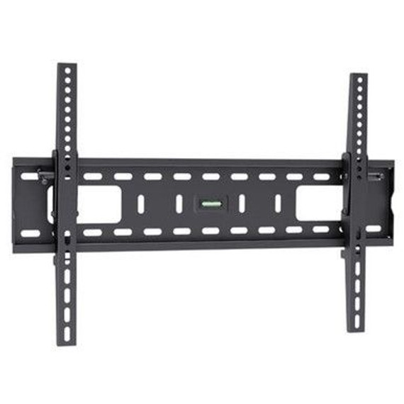 BRATECK 37"-70" Tilt Wall Mount Bracket. Max load: 75kg. VESA Support up to 600x400. Built-in Bubble Level. Curved Display Compatible. Colour:Black.  LCD-PLB35L