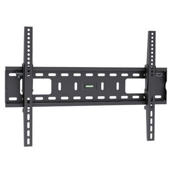 BRATECK 37"-70" Tilt Wall Mount Bracket. Max load: 75kg. VESA Support up to 600x400. Built-in Bubble Level. Curved Display Compatible. Colour:Black.  LCD-PLB35L