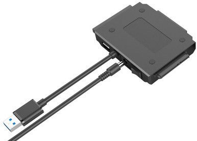 UNITEK USB 3.0 to IDE + SATA II Converter. Supports any Capacity 2.5''/3.5'' HDD & SSD. Plug and play. Power Adapter & USB3.0 Cable Included.  Y-3324