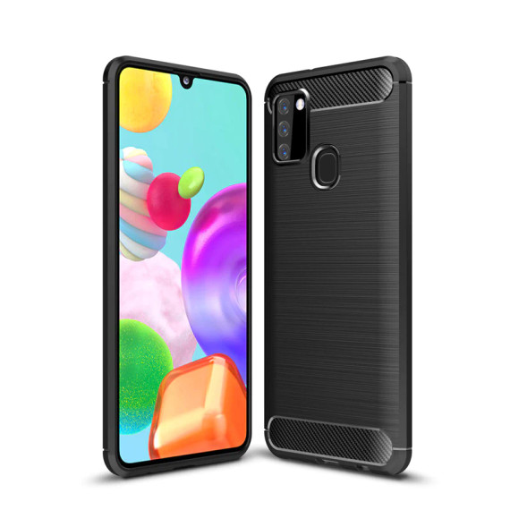Samsung A21s Carbon Fibre Case Samsung A21s Carbon Fibre Case