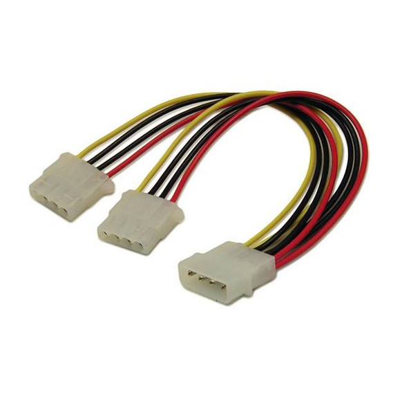 DYNAMIX 0.14m Internal Drive Power Splitter Cable (1x 5.25'' to 2x 5.25'') DYNAMIX 0.14m Internal Drive Power Splitter Cable (1x 5.25'' to 2x 5.25'')