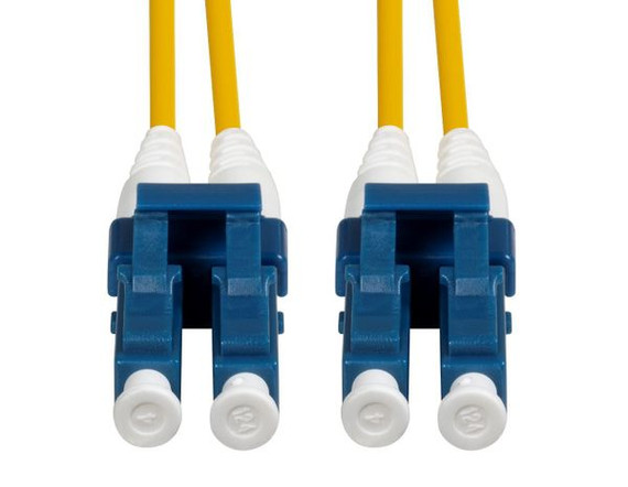 DYNAMIX 5M 9u LC/LC Duplex Single Mode G657A1 Bend Insensitive Fibre Lead. Yellow LSZH Jacket DYNAMIX 5M 9u LC/LC Duplex Single Mode G657A1 Bend Insensitive Fibre Lead. Yellow LSZH Jacket