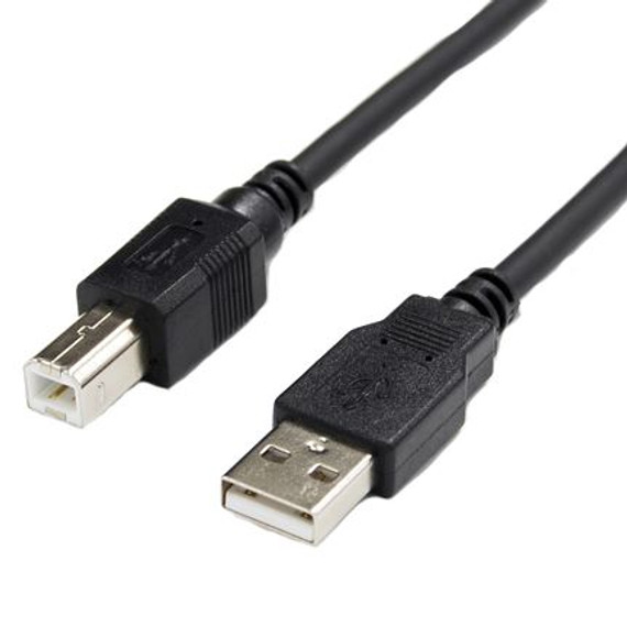 DYNAMIX 1m USB 2.0 Cable USB-A Male to USB-B Male Connectors.