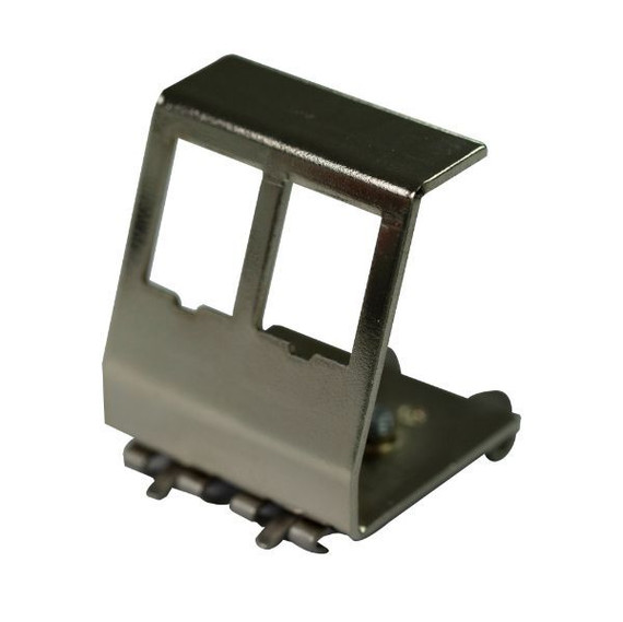 DYNAMIX 2 Port Keystone to DIN Mount Metal Adapter Plate