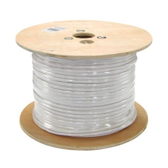 DYNAMIX 305m Cat5E STP STRANDED Shielded Cable Roll - 100MHz - 26AWGx4P - White PVC Jacket