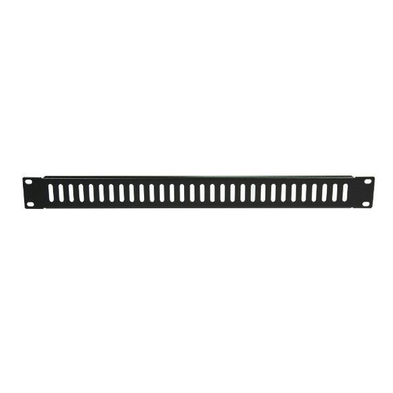 DYNAMIX AV Rack 1RU metal blanking panel with vented holes - with #10-32 and #10-32 screws