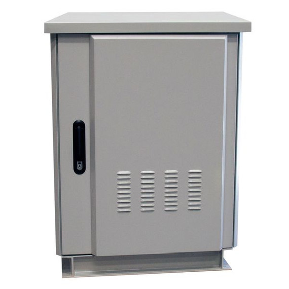 DYNAMIX 27RU Outdoor Freestanding Cabinet. (800 x 600 x 1575mm external). IP45 rated. Angled pivoting rain hood. Double 25mm heating protection. Includes 10x cage nuts. Grey DYNAMIX 27RU Outdoor Freestanding Cabinet. (800 x 600 x 1575mm external). IP45 rated. Angled pivoting rain hood. Double 25mm heating protection. Includes 10x cage nuts. Grey