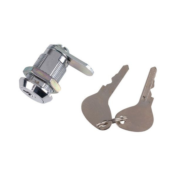 DYNAMIX Uniquely Keyed Small Round Lock for Front & Rear Doors of RSFDS - RWM or RDME Series Cabinets. 25mm Barrel Lock.