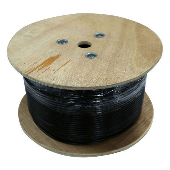DYNAMIX 305m S/FTP Cat6 23 AWG - 30%TC braid + UV Stabilised PE jacket for outdoor cable.