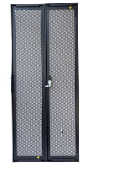 DYNAMIX 37RU Dual Mesh Pantry Style Door Kit for SR Series 800mm Wide Cabinets   