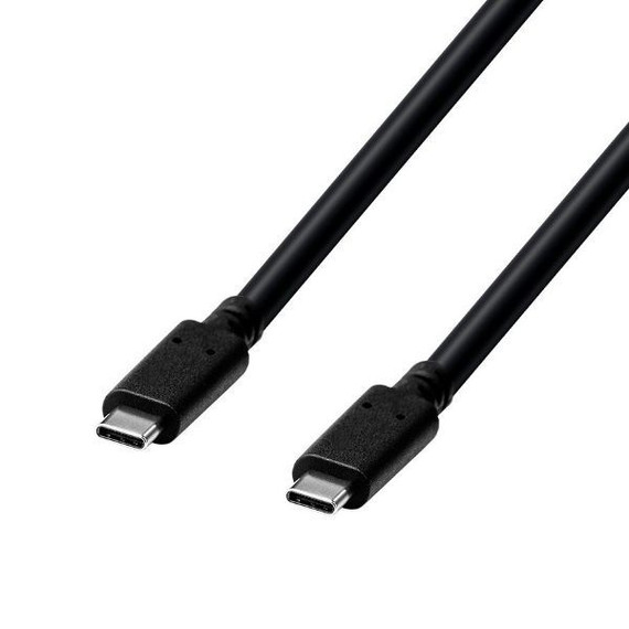 DYNAMIX 2m USB-C to USB-C Cable. Supports 100W PD - Supports 4K@60Hz UHD (3840 x 2160) - HDR 10-bit depth - Supports fast charge - Plug & Play - Black Colour.