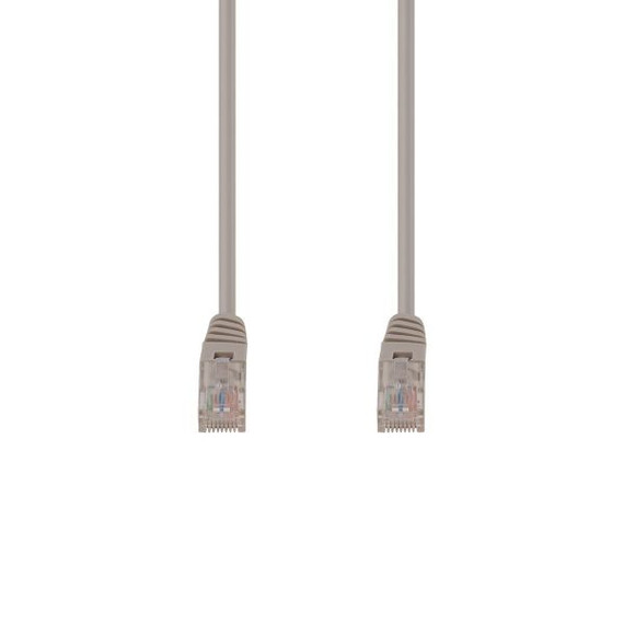 DYNAMIX 30m Cat5e Beige UTP Patch Lead (T568A Specification) 100MHz 24AWG Slimline Moulding & Latch Down Plug with RJ45 Unshielded Gold Plated Connectors.