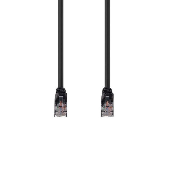 DYNAMIX 7.5m Cat6 Black UTP Patch Lead (T568A Specification) 250MHz 24AWG Slimline Snagless Moulding with Unshielded Gold Plate Connector.