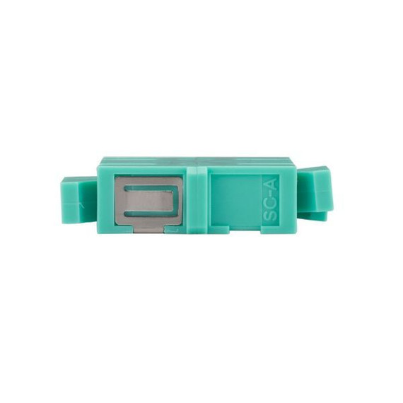DYNAMIX Adapter SC Duplex MM Aqua Flangeless