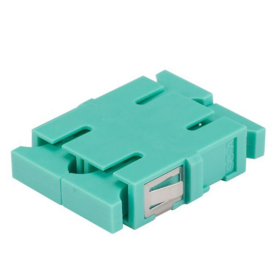 DYNAMIX Adapter SC Duplex MM Aqua Flangeless
