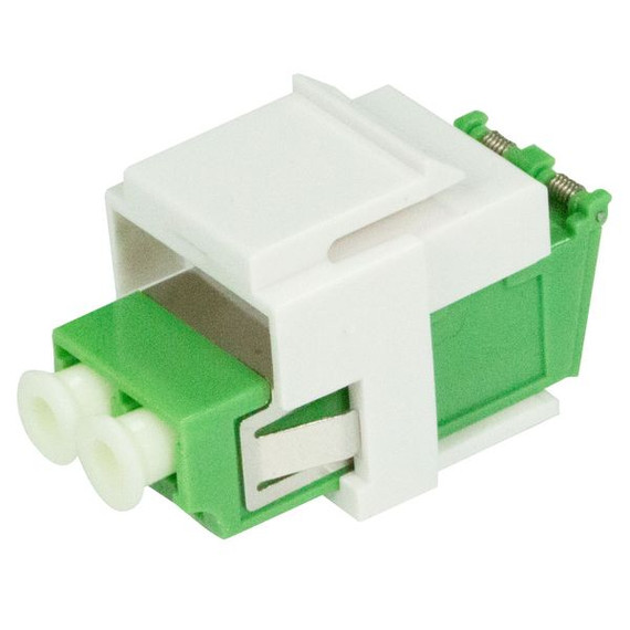 DYNAMIX LCAPC Duplex Singlemode Slimline Keystone Shuttered Face Plate Adapter