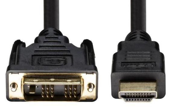 DYNAMIX 5m HDMI Male to DVI-D Male (18+1) Cable. Single link. Max Res: 1080p 60Hz, Bi-directional.
