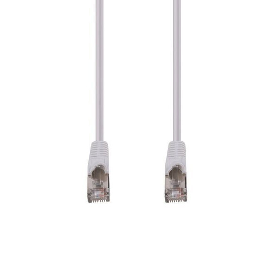 DYNAMIX 25m Cat6A S/FTP White Slimline Shielded 10G Patch Lead. 26AWG (Cat6 Augmented) 500MHz with Gold Plate Connectors.