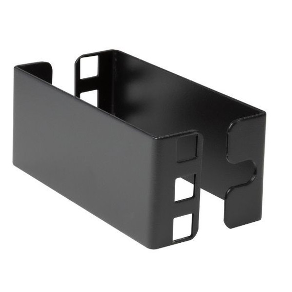 DYNAMIX Vertical Rail Extension Bracket for a 1U Rackmount. 100mm long. Max Load - 50Kgs Sold as a Pair
