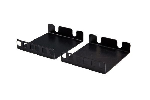 DYNAMIX Vertical Rail Extension Bracket for a 2U Rackmount. 100mm long. Sold as a Pair
