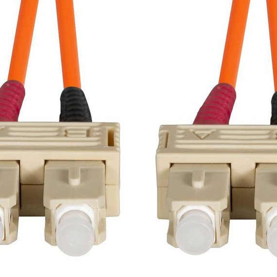 DYNAMIX 20M 62.5u SC /SC OM1 Fibre Lead (Duplex, Multimode) Orange LSZH Jacket
