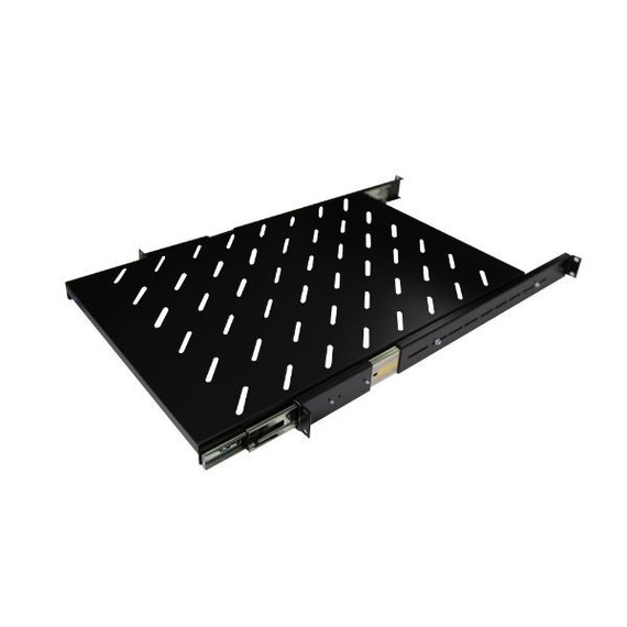DYNAMIX Sliding Shelf 650mm Deep to fit 900mm Deep Cabinets. Max load: 20kg. Black Colour