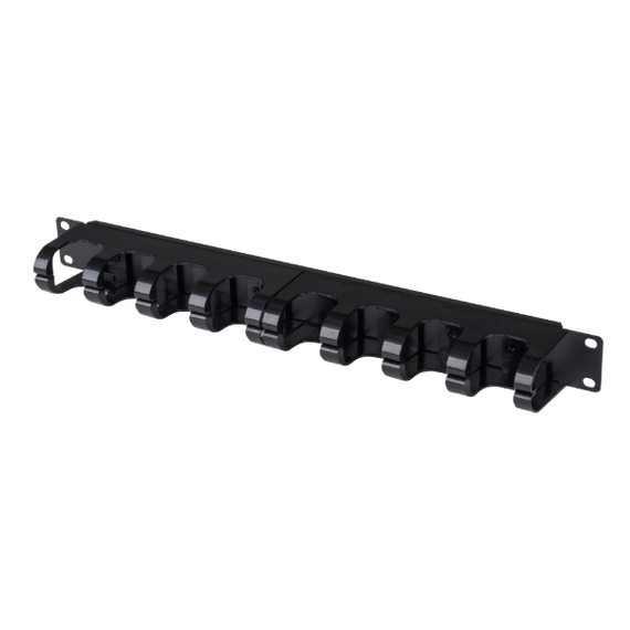 DYNAMIX 19'' Cable Management Bar. Supplied with Cage Nuts. 70mm Deep.