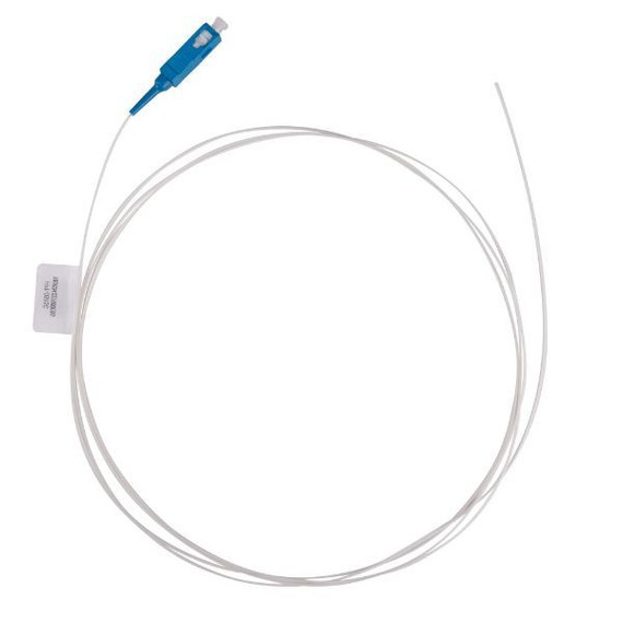 DYNAMIX 2M SC Pigtail G657A1 Single White, 900um Single-mode Fibre, Fibre, Tight Buffer LSZH Jacket