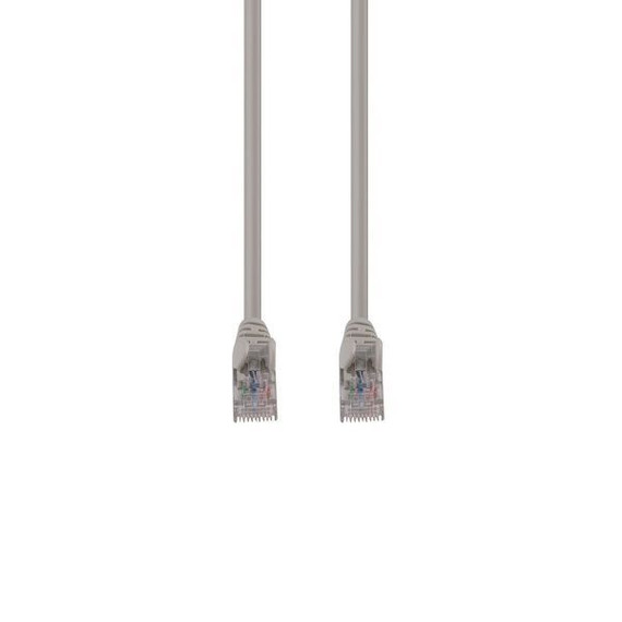 DYNAMIX 3m Cat6 Beige UTP Patch Lead (T568A Specification) 250MHz 24AWG Slimline Snagless Moulding with Unshielded Gold Plate Connector.