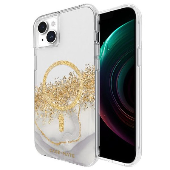CaseMate Karat Marble Clear w/ MagSafe - iPhone 15 Plus
