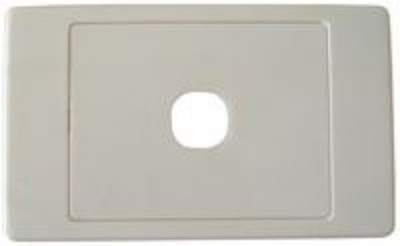 AMDEX Switch Plate ONLY. Single. Wall Face Cover Plate. (Accepts Clipsal Style Mechs)