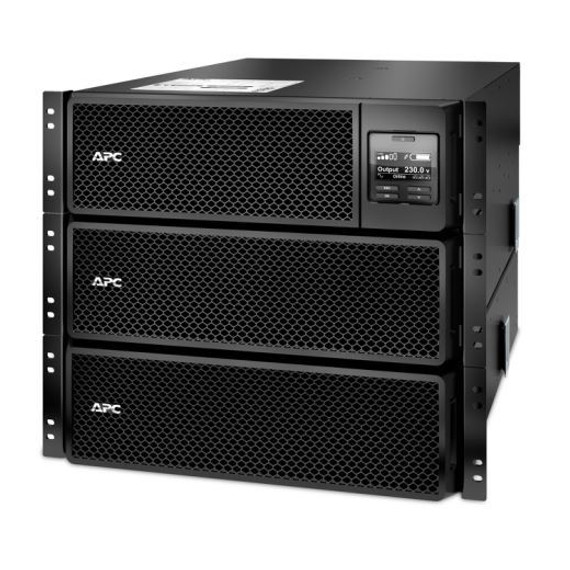 APC Smart-UPS 10KVA (10KW) 6U 230V In/Out. 6x IEC C13 Outlets. With Battery Backup. Intuitive LCD Interface. USB - Rj-45 Serial - & SmartSlot Connectivity - Alarm.