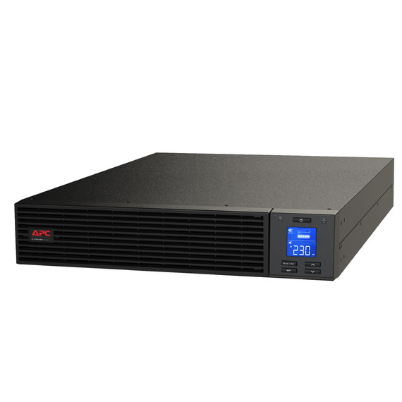 APC Easy UPS On-Line 1000VA (800W) Rack Mount. 230V Input/Output. 3x IEC C13 Outlets. With Battery Backup. Smart Slot - LCD Graphics Display.