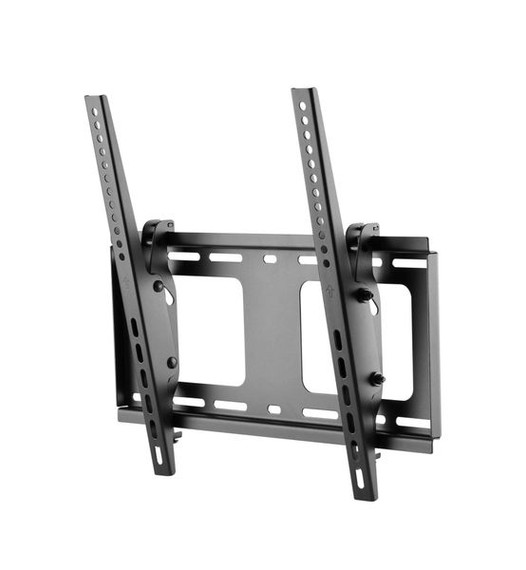 BRATECK 32"-55" Heavy-Duty Tilting TV Wall Mount Bracket. Max Load 80Kgs. VESA Support up to 400x400. Post-install Leveling Adjustment. Black Colour.