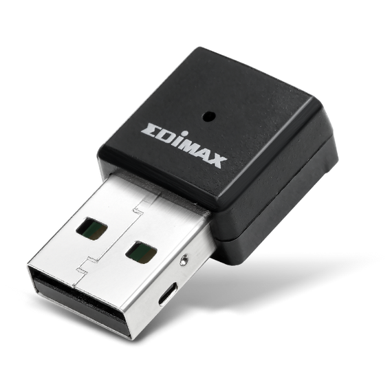 EDIMAX Industrial AC650 Wi-Fi 5 Dual-Band USB Adapter. Maximum data transfer rate up to 433Mbps (5GHz) & 200Mbps (2.4GHz). Operating temp ranges from -20C to 75C for Extreme Environments.