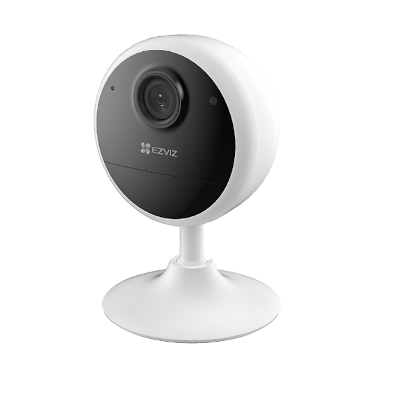 EZVIZ Mini WiFi Smart Home Indoor Battery Camera with 2-Way Talk. 1080P FHD Res - IR Night Vision - Smart Human Detect - Built-in 1600mAh Rechargable Battery - Magnetic Base with 360 Base.