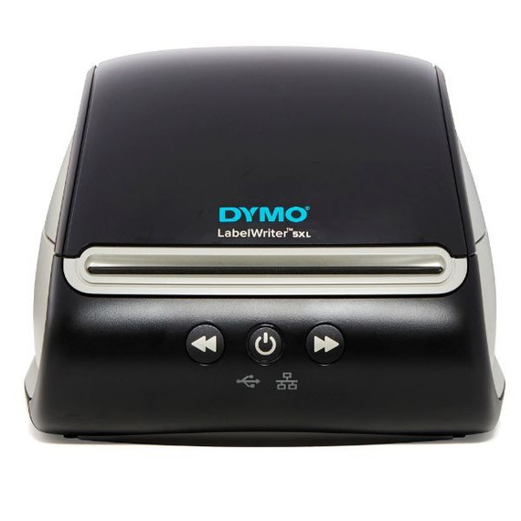 DYMO LabelWriter 5XL Label Printer. Print up to 53 Labels per Minute. Print 4" x 6" Shipping & Warehouse Labels - Large Format Labels. For PC & MAC - 300 x 300 DPI - No Keyboard.