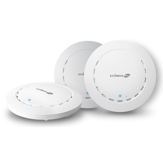 EDIMAX Office WiFi System for SMB. Easy setup - self-managed & pre-configured WiFi system. Secure & separated WiFi networks. Incl. 3x AC1300 APs pre-configured -