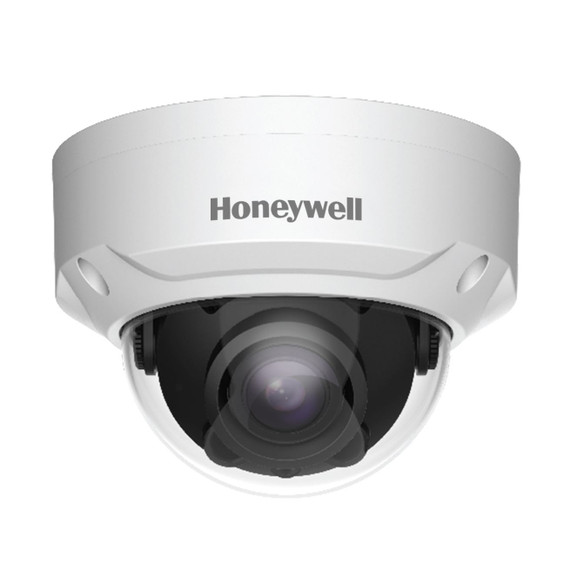 HONEYWELL 8MP Network Rugged Mini-Dome Camera - 2 IR LEDs. TDN - WDR 120dB - 1/2” CMOS - 3.7–11 mm MFZ lens - H.265 - PoE - 12VDC - IP66/IK10.