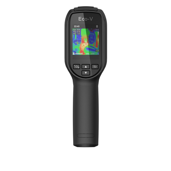 HIKMICRO Eco-V Handheld Thermal Imaging Camera. 2.4”LCD Screen. Thermal - Visual & Fusion Image Modes. Thermal Resolution: 9 -216 Pixels. NETD: Less than 50 mK.