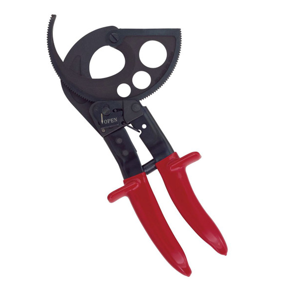 HANLONG Heavy Duty Ratchet Cutter for Cable up to 29.4mm. Quick Release Lever - Non Slip Grips - Safety Locking Lever. Long Life Hardened Blades. Not Suitable for