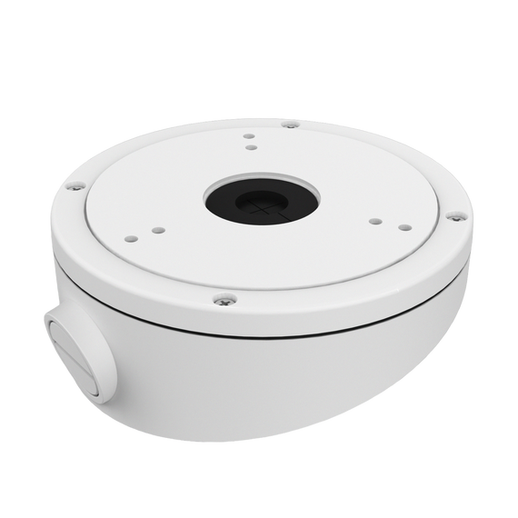 HILOOK Inclined Ceiling Mount Bracket for T250/T261/T281 Turret Cameras. Indoors or Outdoors Installation - Metal Aluminium Alloy - Waterproof. White