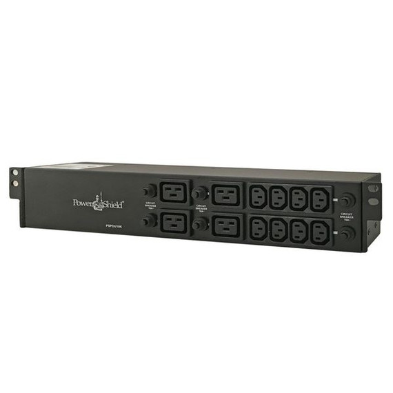 POWERSHIELD External Power Distribution Unit PDU to Accompany 6 - 10kVA UPS. Output Connectors 10A IEC 320 C13 (x8)  - 16A IEC 320(x4). Hardwired Input.