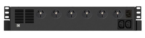 POWERSHIELD Defender Rackmount 800VA (480W) Line Interactive UPS - 6x NZ Power Sockets with Surge+Battery Backup. Compatible with ALL Wall Mounted Racks. Perfect for Shallow Wall Cabinets.