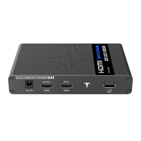 LENKENG 4K HDMI Extender with KVM Support Over Single CAT6/6A Cable. Mouse & Keyboard Extension via USB Supports IR Passback. Up to 70m. Supports Max Res 4K@60Hz UHD. Power Supply from TX to RX.