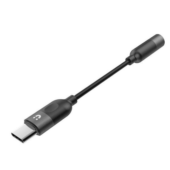 UNITEK USB-C to 3.5mm AUX Headphone Jack Adapter. Digital to Analog Converter. Supports Music & Calls. Play Audio from your USB-C Smartphone, Tablet, or Heaphones. 110mm Cable Length. Black Colour. M1204A