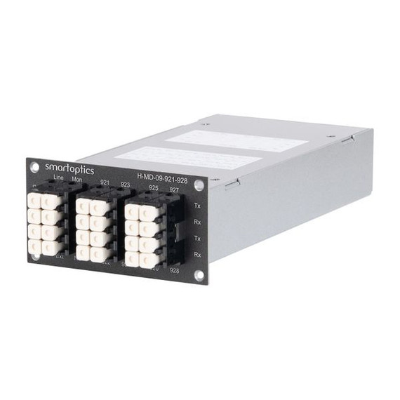 SMARTOPTICS H-Series 8ch Passive DWDM Mux / Demux Module 84mm Width Mounts in H-CHASSI-1RU Chassis