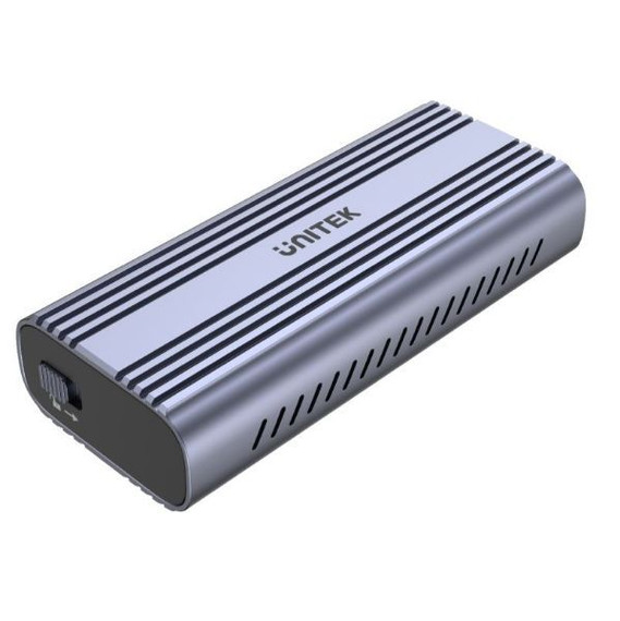 UNITEK SolidForce Reefer Pro USB4 to M.2 SSD (PCIe/NVMe) Enclosure. Supports up to 40Gbps (Thunderbolt 3/4). Hollowed Design for Superior Heat Dissipation. UASP for Speed Acceleration & TRIM Supported.