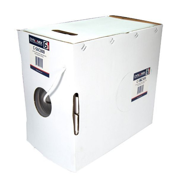 DYNAMIX 300m 6C 0.44mm Bare Copper Security Cable Supplied in Pull Box