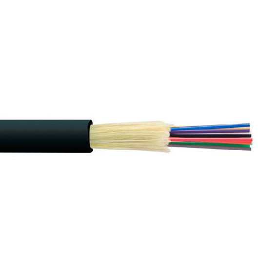 DYNAMIX 500m OM3 12 Core Multimode Tight Buffered Fibre Cable Roll. Indoor Outdoor Rated. Black ONFR Jacket